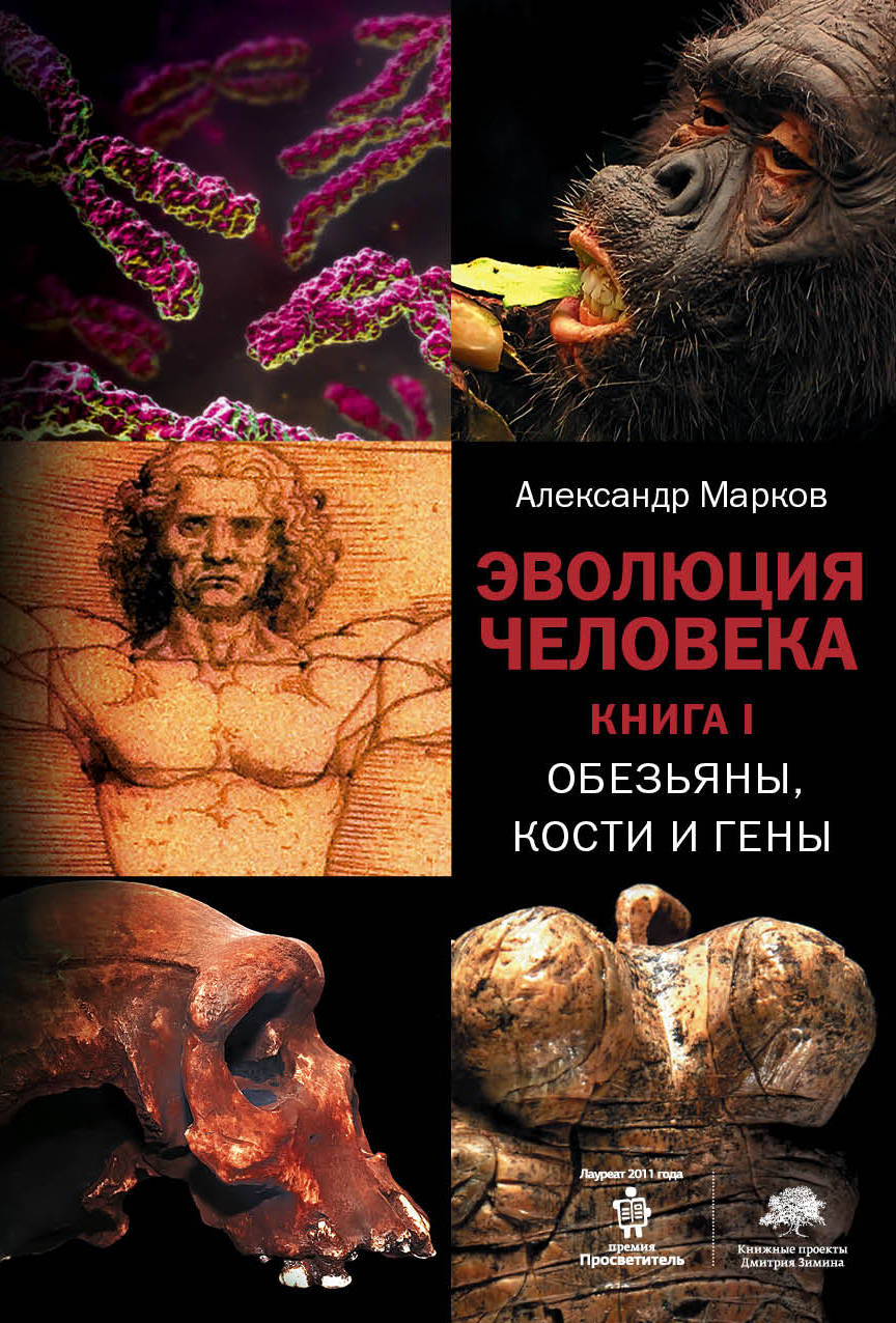 фото Книга эволюция человека, [в 2 кн,] кн, 1, обезьяны, кости и гены corpus