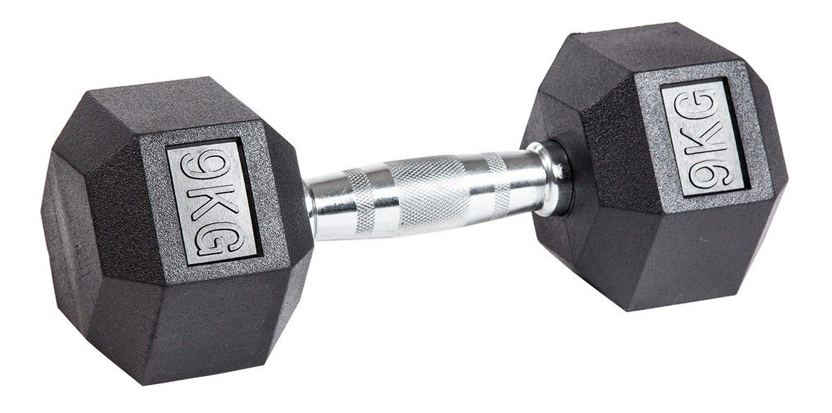 

Гантель обрезиненная ProfiFit 9 кг