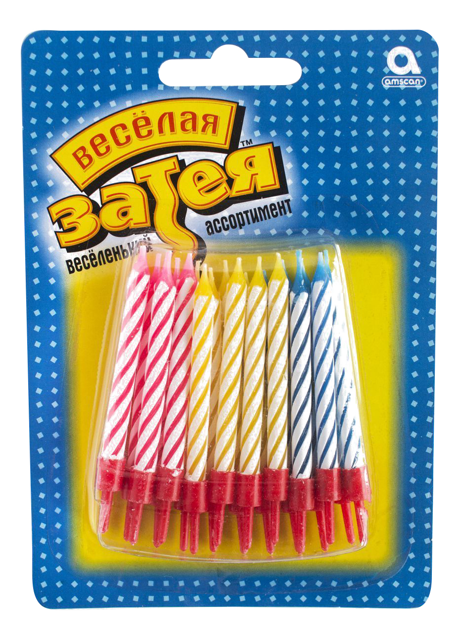 

Свеча для торта Веселая затея 20 шт., 20 шт.