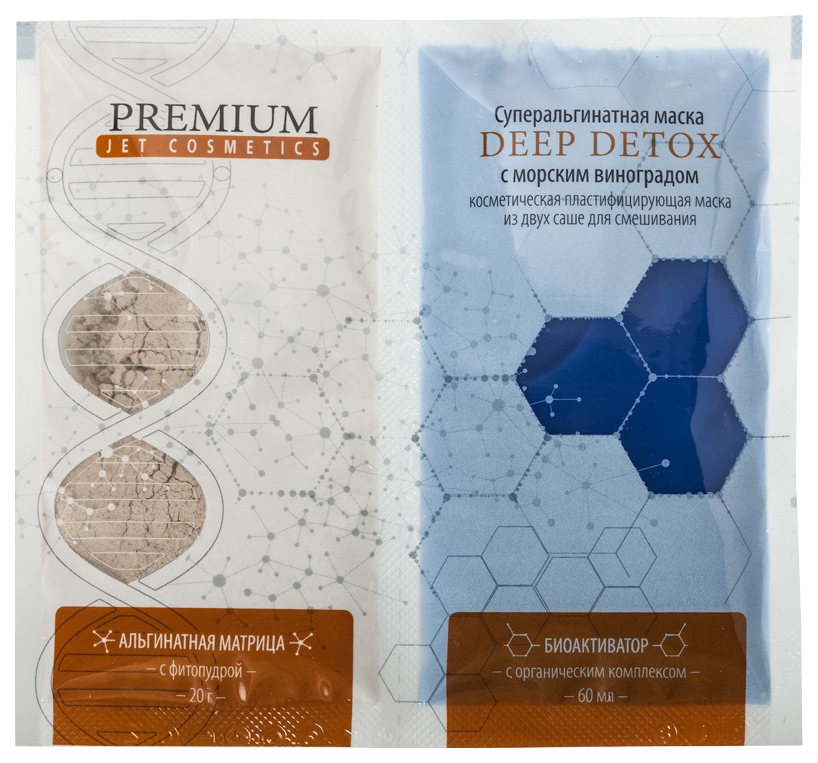 

Маска Premium "Deep Detox с морским виноградом" Суперальгинатная 1 мл, Deep Detox