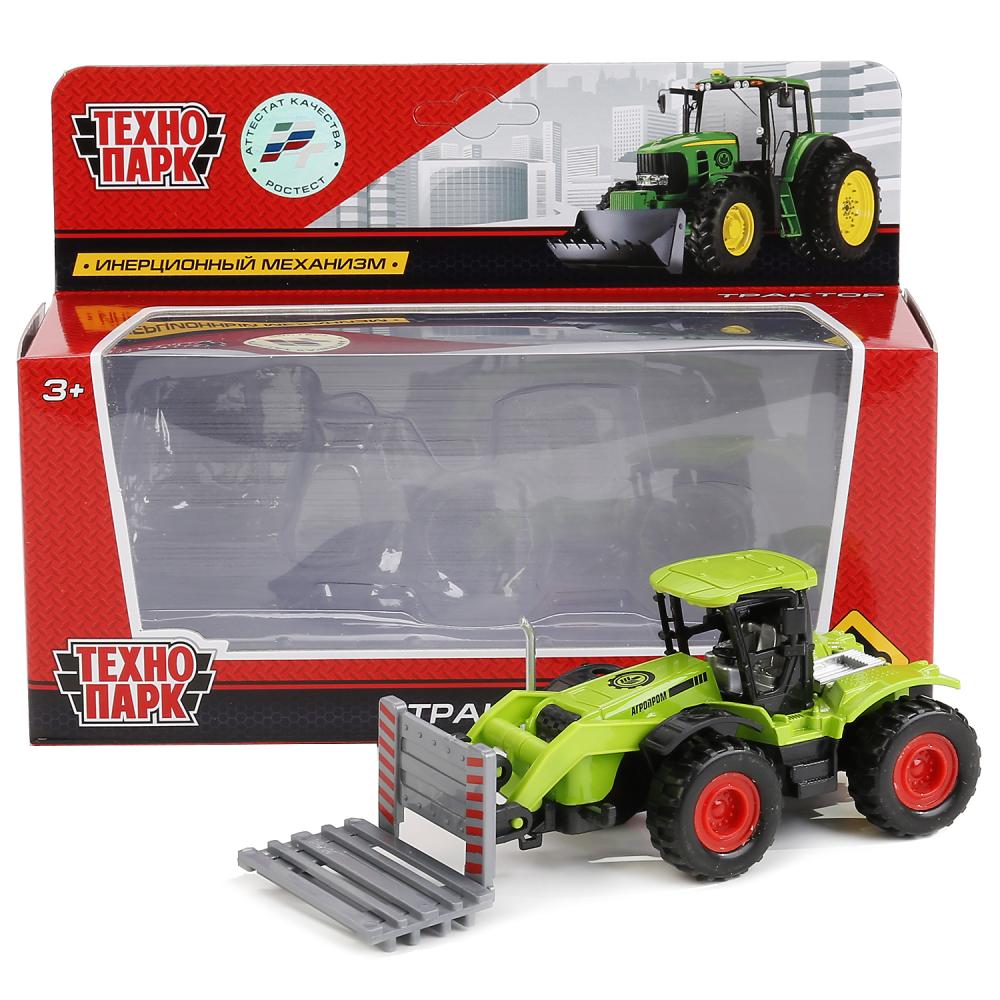 Трактор Технопарк сельхозтрактор зеленый 77035-r