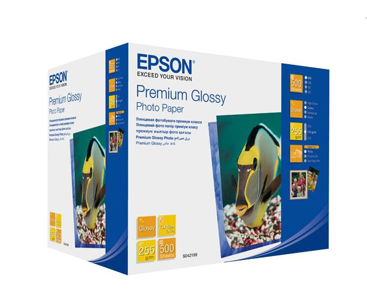 

Бумага Epson C13S042199 Premium Glossy Photo Paper 13x18 см 255 г/м2 500 листов