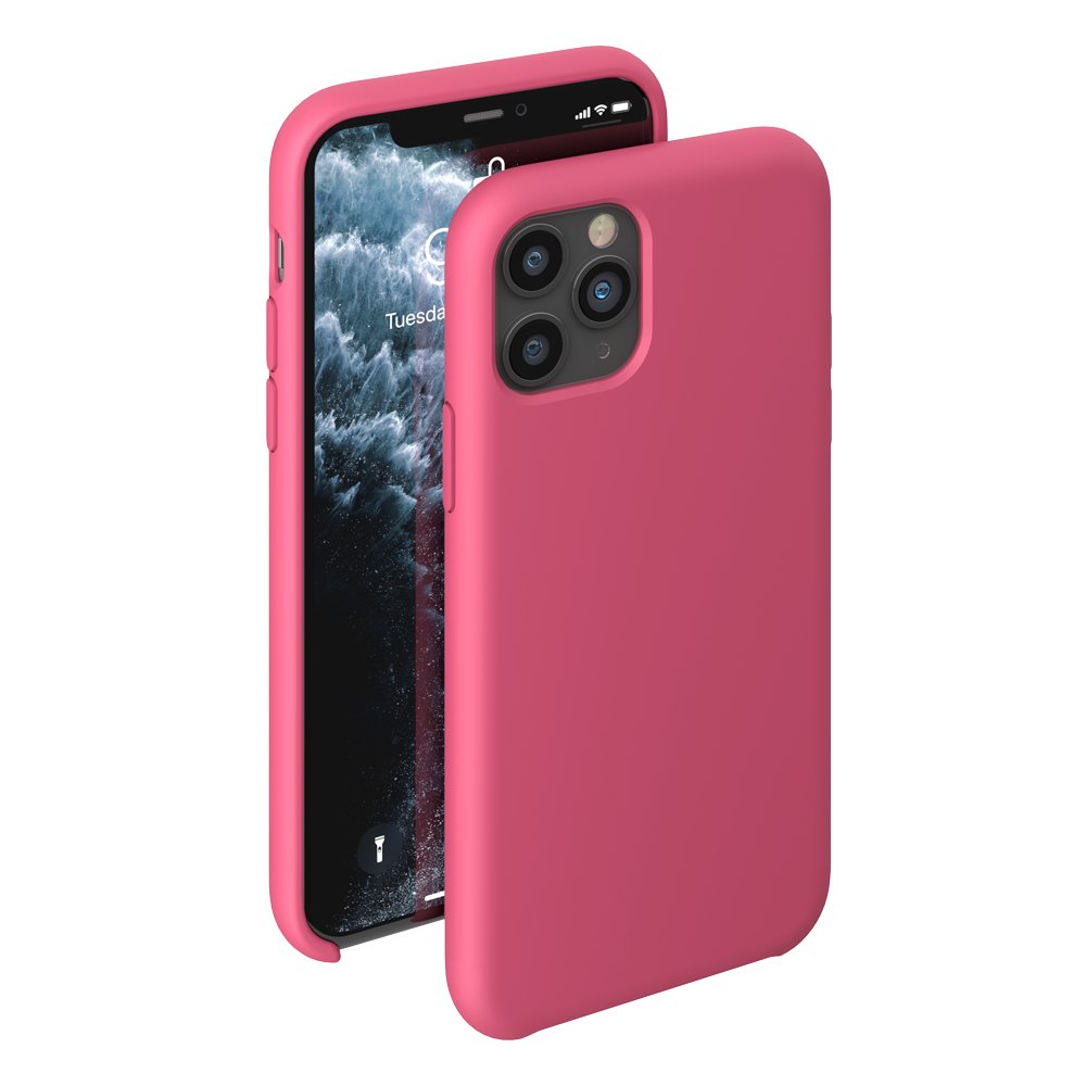 фото Чехол deppa liquid silicone case для apple iphone 11 pro pink