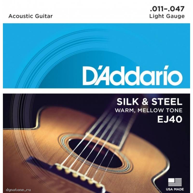 фото Струны для фолк гитары d addario ej40 d'addario