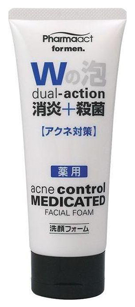 

Пенка для умывания Kumano Cosmetics For men Acne Control Medicated Face Foam 130 мл
