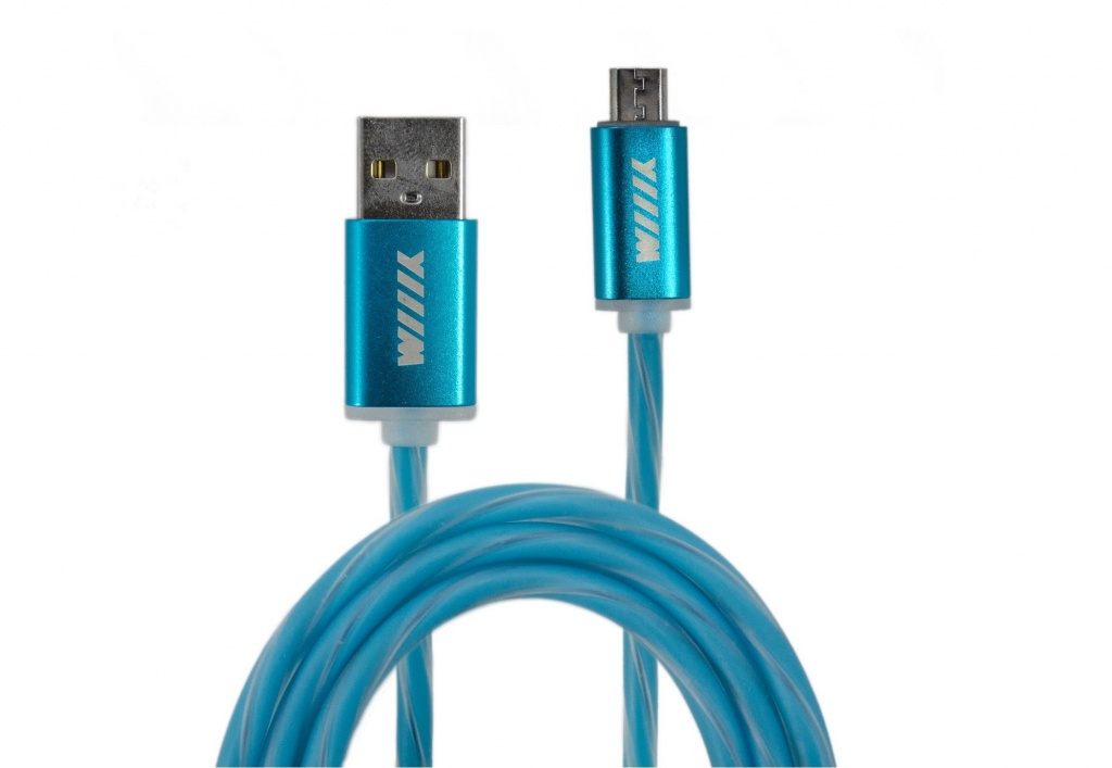 

Кабель WIIIX CBL710-UMU-10BU microUSB 1м Blue