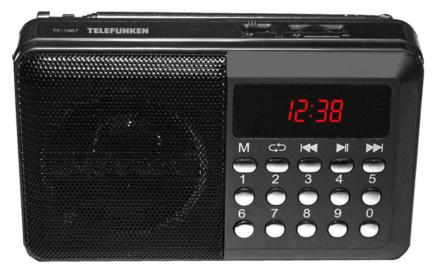 фото Радиоприемник telefunken tf-1667 black