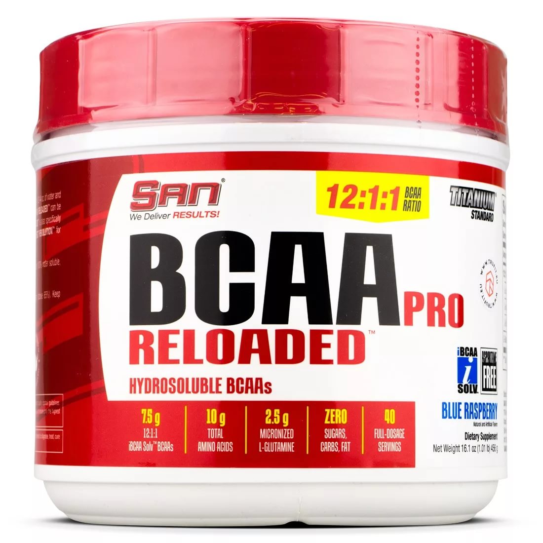 SAN BCAA Pro Reloaded 456 г, strawberry/kiwi