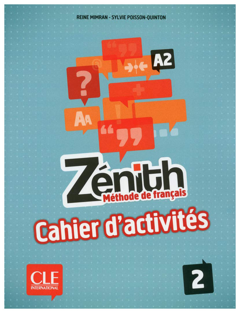 фото Книга cle international "zenith: cahier dactivites 2"