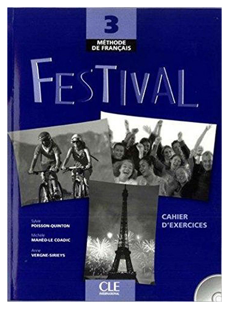 фото Книга cle international "festival level 3 workbook (+ audio cd)"