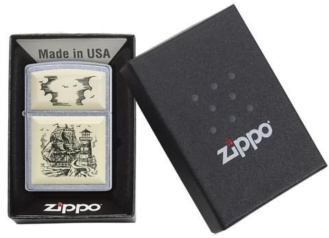 

Бензиновая зажигалка Zippo Classic 29397 Satin Chrome, Classic 29397