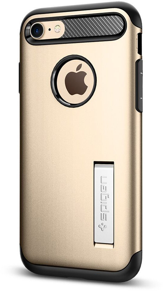 фото Чехол spigen slim armor для apple iphone 7/8 champagne gold (042cs20302)