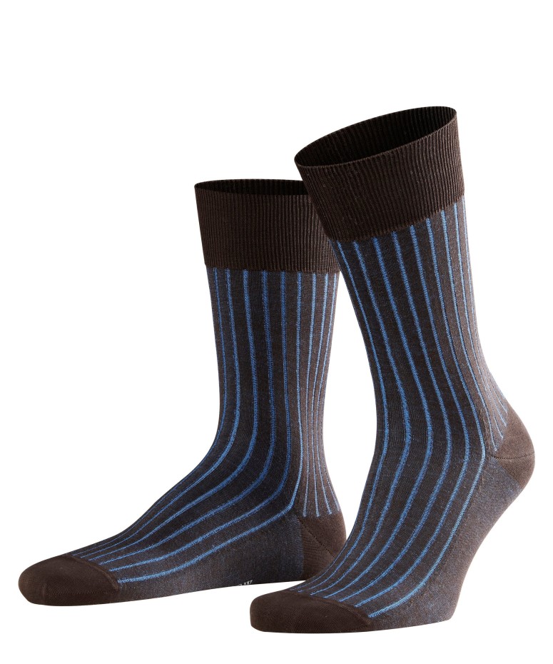 

Носки мужские FALKE Shadow SO коричневые 41-42, Shadow SO