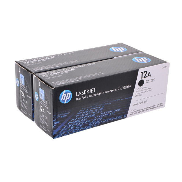 

Картридж для лазерного принтера HP 12A (Q2612AF\AD) черный, оригинал, Q2612AF