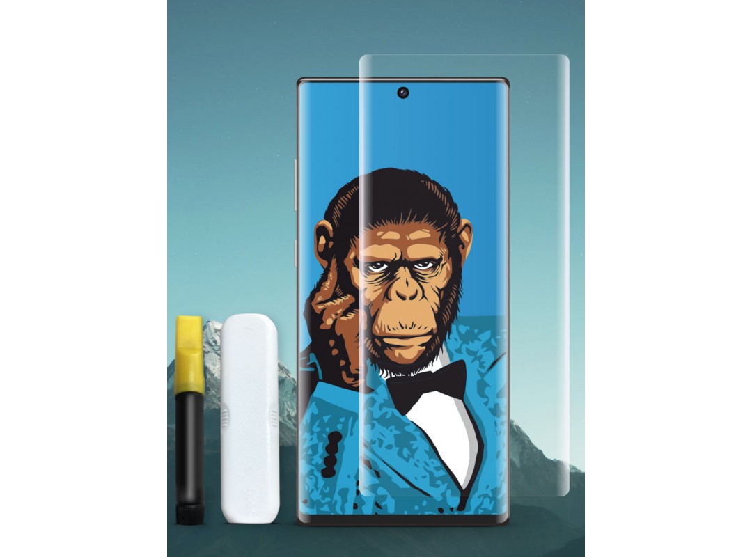 

Защитное стекло Blueo Curved Full Cover Black Frame для Samsung Galaxy Note 10+, 3D Curved Full Cover 3D Black Frame для Samsung Galaxy Note 10+