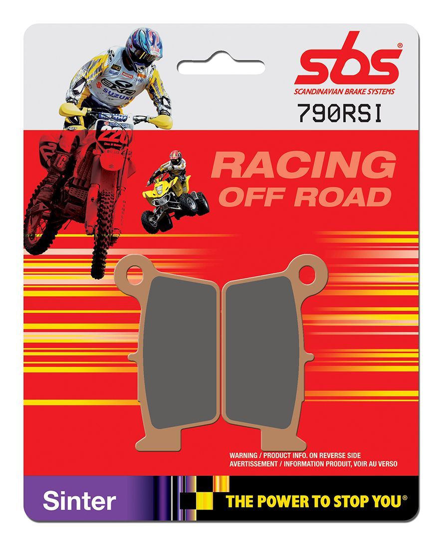 

Тормозные колодки задние SBS 790RSI для Kawasaki KX250F04-19, KX450F04-19, Suzuki RMZ 25