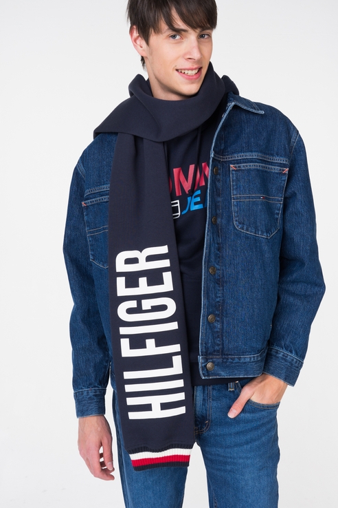 фото Шарф мужской tommy hilfiger am0am04284 синий