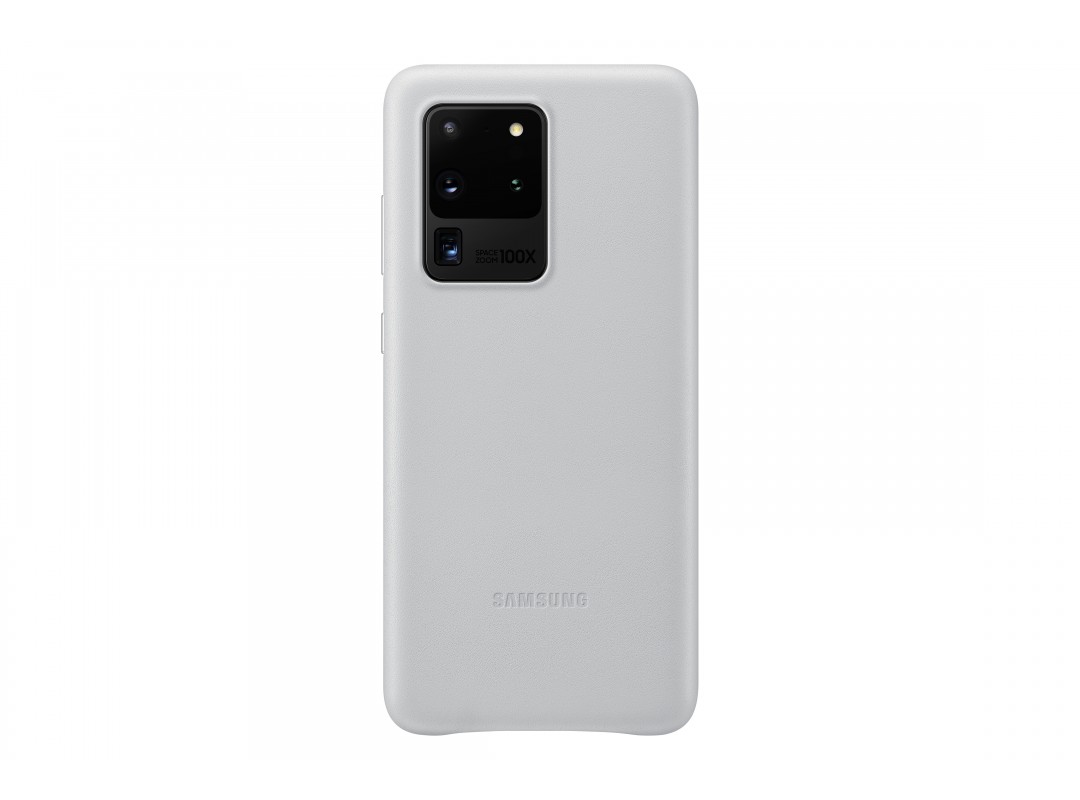 Чехол Samsung Leather Cover Z3 для Galaxy S20 Ultra Silver