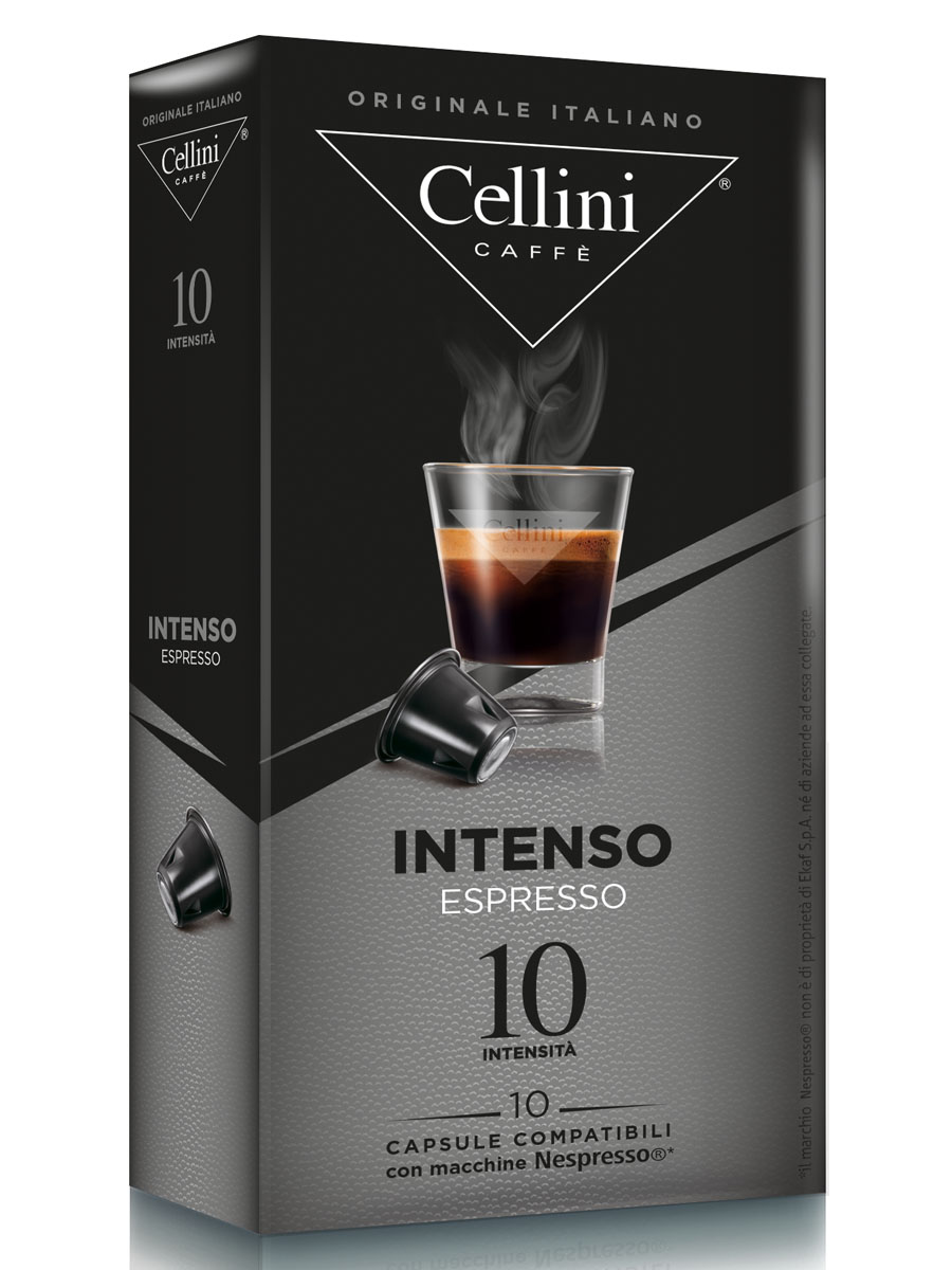 фото Кофе в капсулах cellini intenso для кофемашин nespresso 10 шт