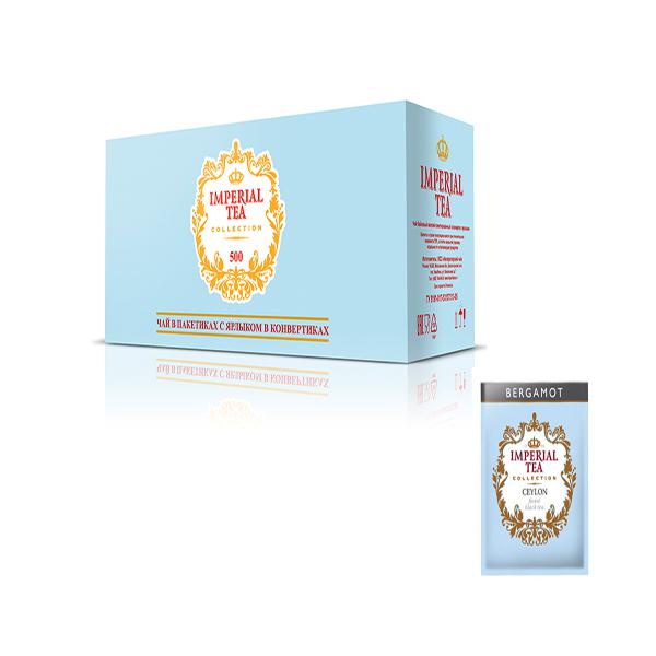 

Чай черный бергамот Imperial tea collection Ceylon Bergamot 500 пакетиков