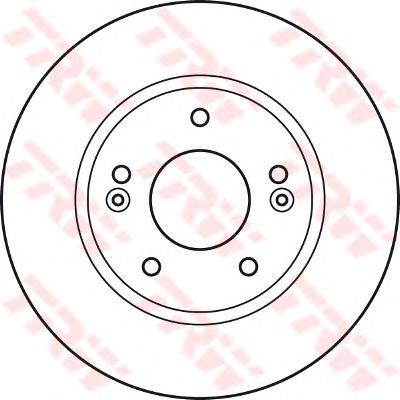 фото Тормозной диск trw/lucas df4922