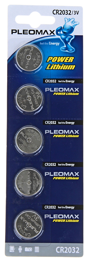 Батарейка Pleomax CR2032-5BL 5 шт