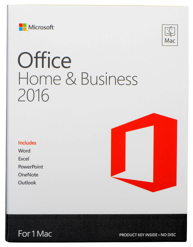 Офисная программа Microsoft Office Mac для дома и бизнеса 2016 RUS 1 устройство, бессрочно