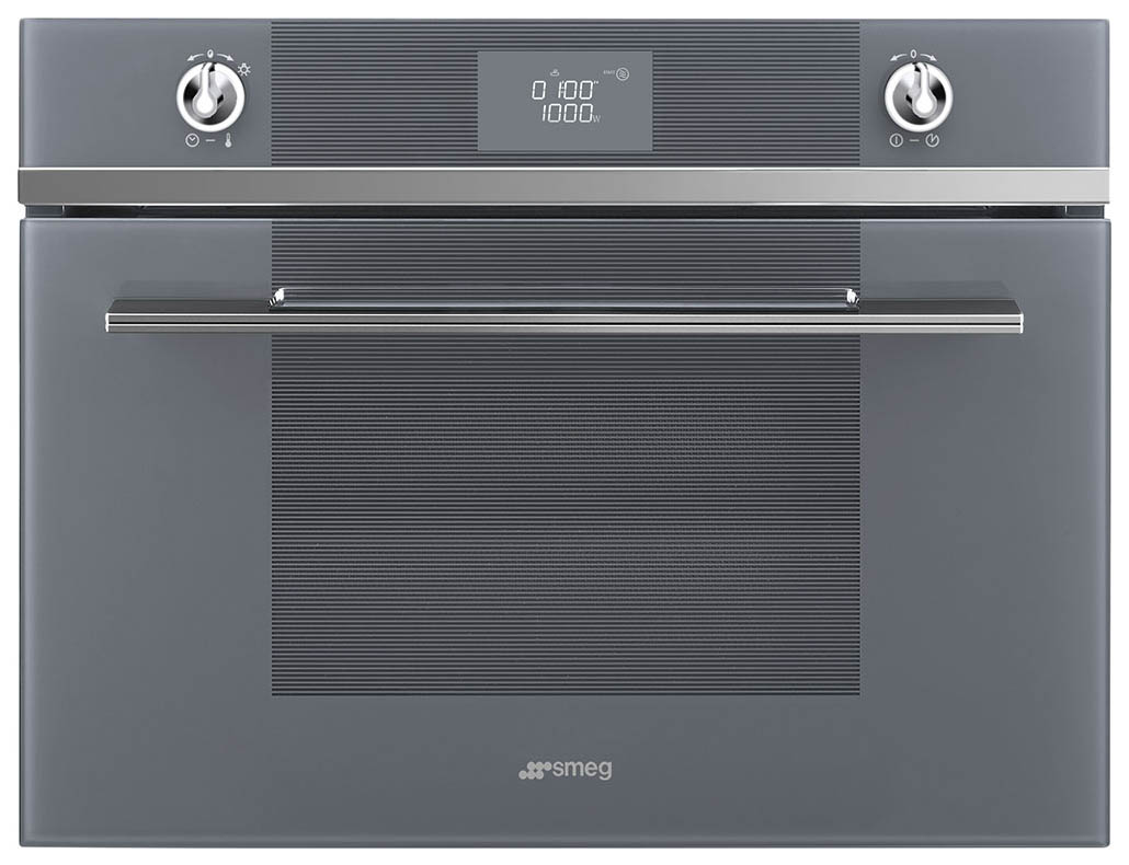 фото Встраиваемый электрический духовой шкаф smeg sf4102mcs silver