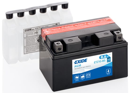 фото Аккумулятор автомобильный exide etz10-bs 9 ач