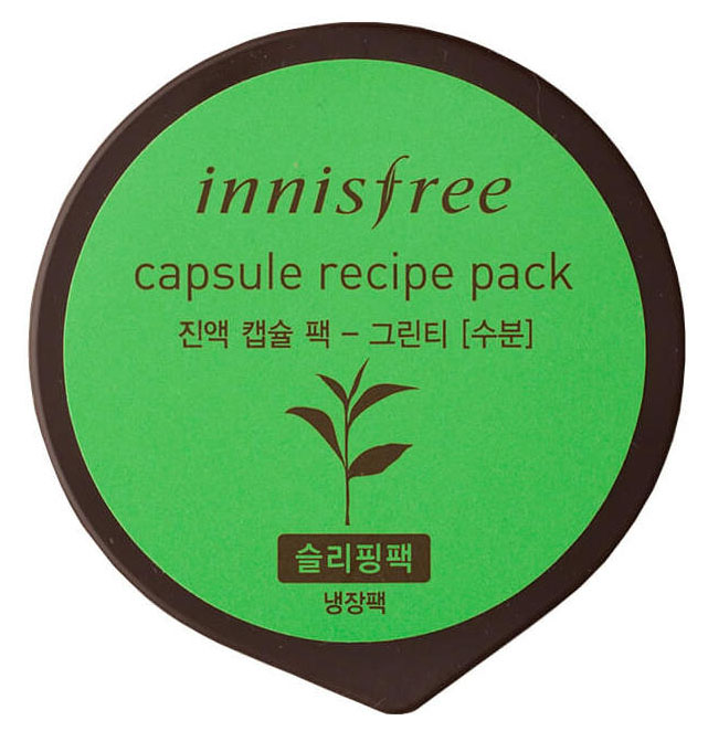 

Маска для лица Innisfree Capsule Recipe Night Pack - Green Tea 10 мл