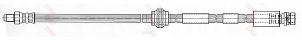 фото Шланг тормозной системы trw/lucas phb434 передний