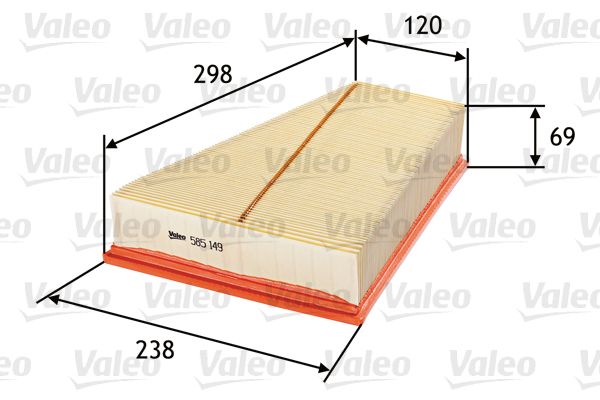 

Фильтр воздушный VALEO 585149
