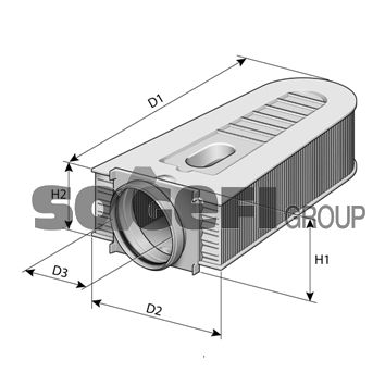 фото Фильтр воздушный fram ca11202