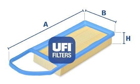 фото Фильтр воздушный двигателя ufi 30.153.00