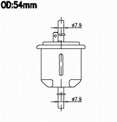 фото Фильтр топливный js asakashi fs3208