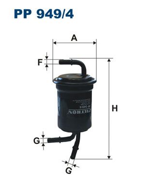 

Фильтр топливный FILTRON PP949/4