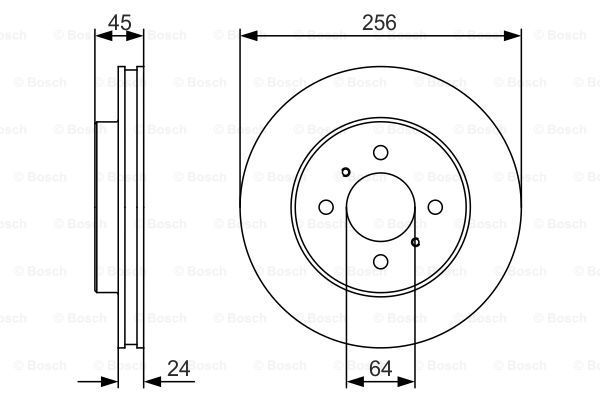 фото Тормозной диск bosch 0986479r18