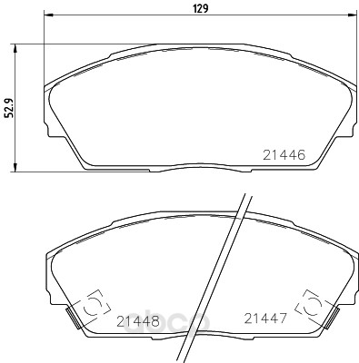 

Тормозные колодки HELLA PAGID/BEHR дисковые 8DB355006301