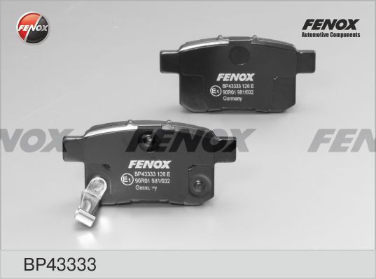 

Комплект тормозных колодк FENOX BP43333
