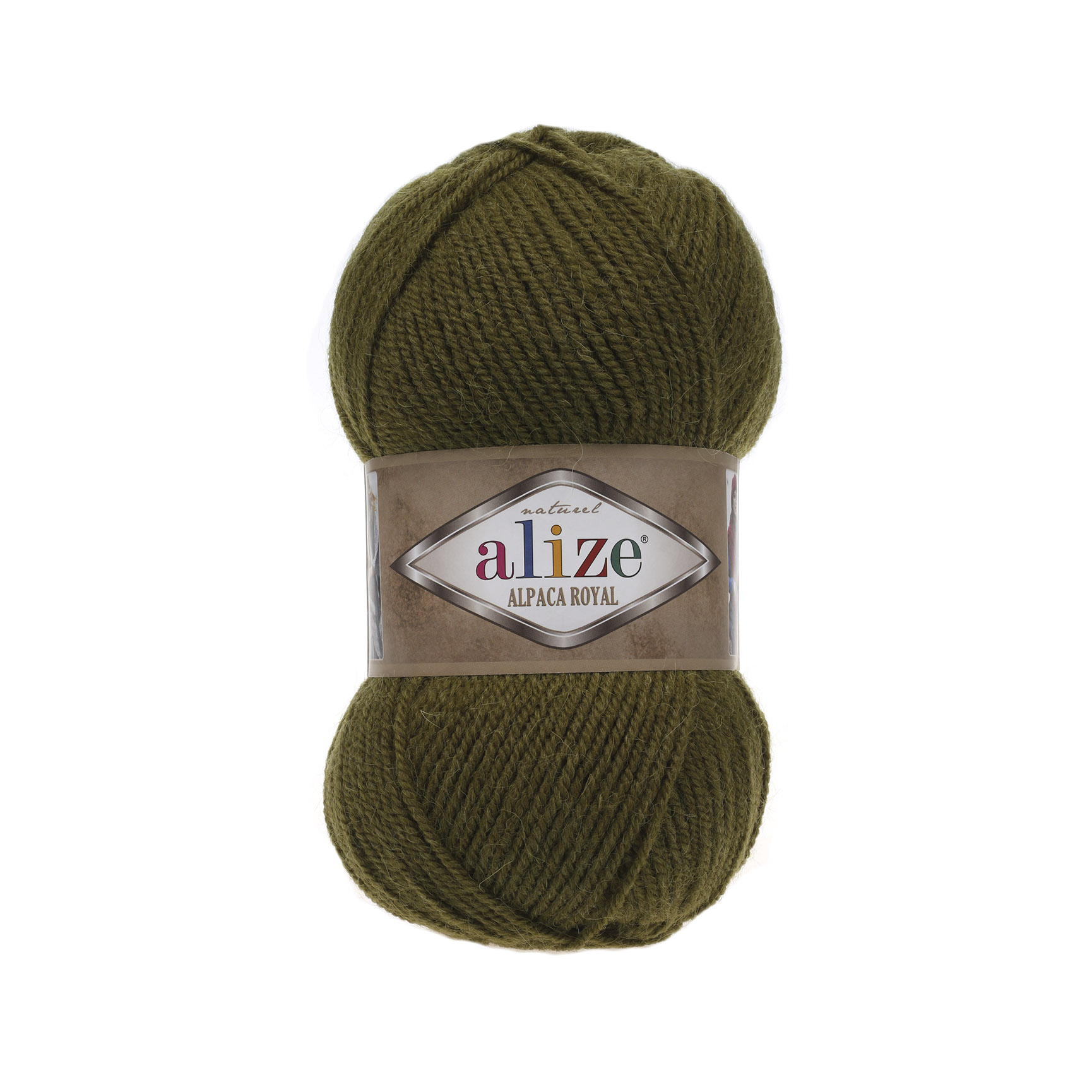 

Пряжа Ализе Alpaca Royal (30%альпака+15%шерсть+55%акрил) 5х100гр/280м цв,233 о