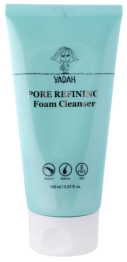 Пенка для умывания Yadah Pore Refining Foam Cleanser 150 мл missha пенка для очищения пор pore pack foam cleanser 120 мл