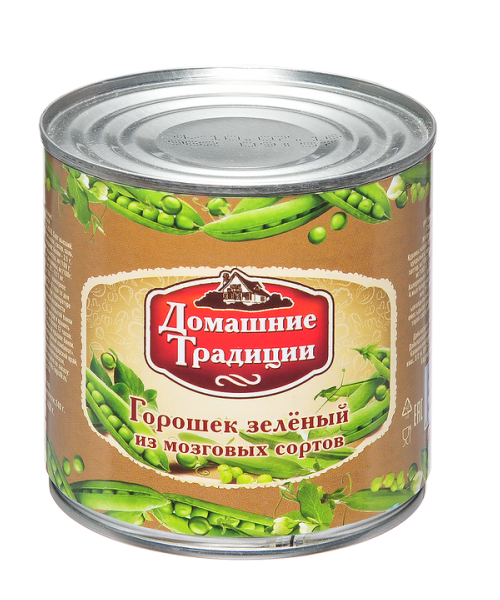 

Горошек Домашние Традиции зеленый из мозговых сортов ГОСТ 400г