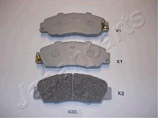

Тормозные колодки Japanparts дисковые PA432AF