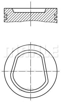 

Поршень двигателя Mahle/Knecht 0306700