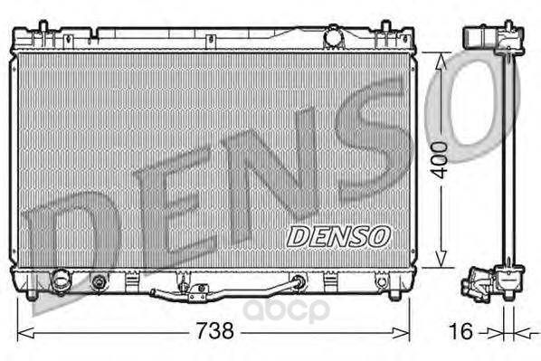 

Радиатор 400x738 Denso DRM50043
