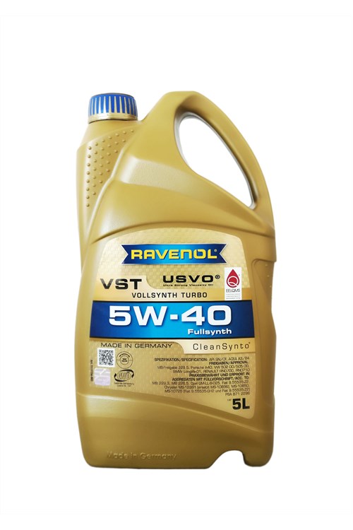 фото Моторное масло ravenol vollsynth turbo vst 5w-40 5л