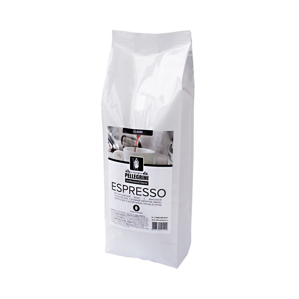 

Кофе зерновой La famiglia Pellegrini espresso professional blend 1000 г