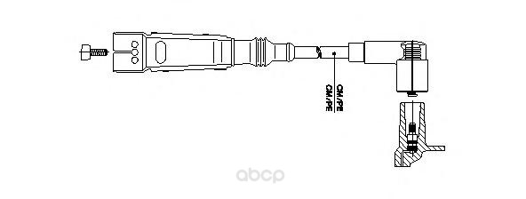 фото Провод высоковольтный audi a6 vw t3 -95 bremi 111/75