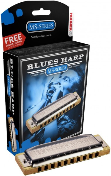 фото Губная гармоника диатоническая hohner blues harp 532/20 ms d