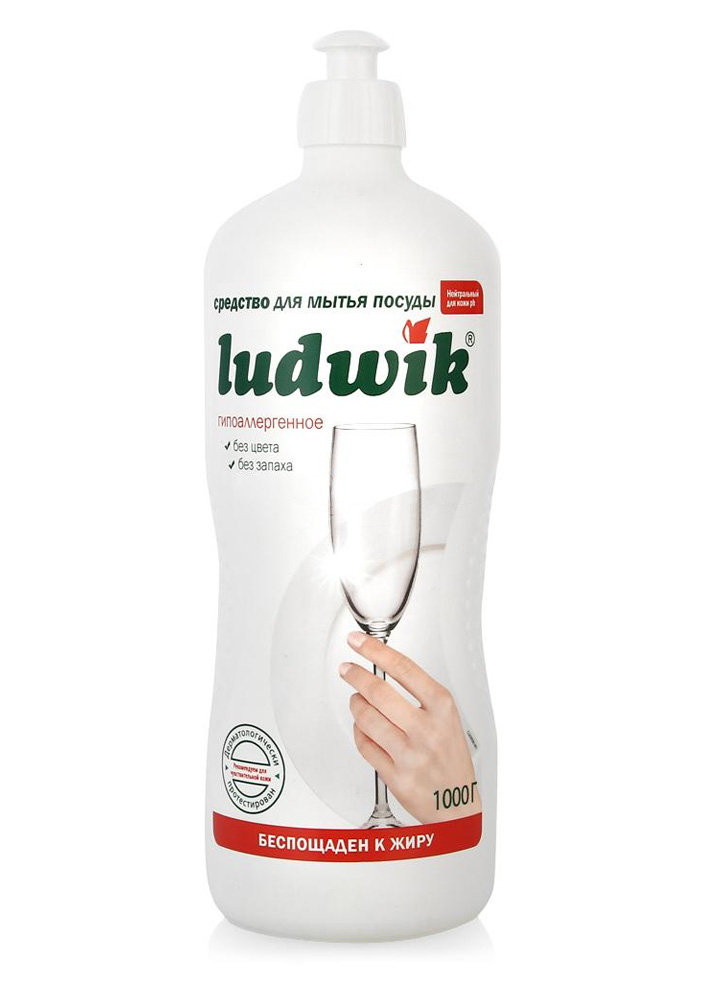 

Жидкость Ludwik для мытья посуды гипоалергенный 1 л